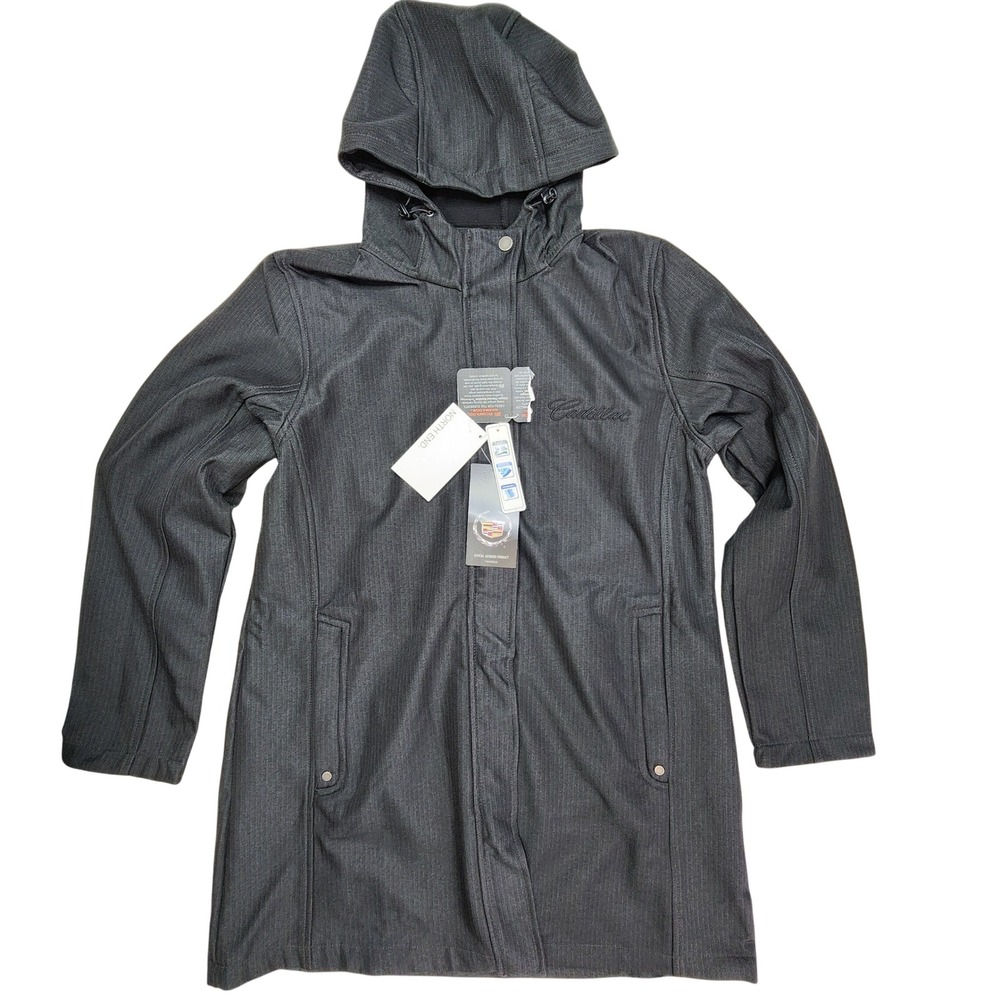 Cadillac Collection North End Womens Softshell Hooded Jacket Large DAMAGE